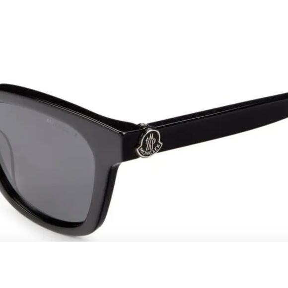 Moncler 50MM Square Sunglasses Black main image 9